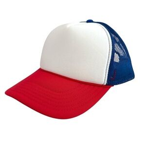 NWOT OTTO Red, Blue and White Trucker Hat, OSFM SnapBack